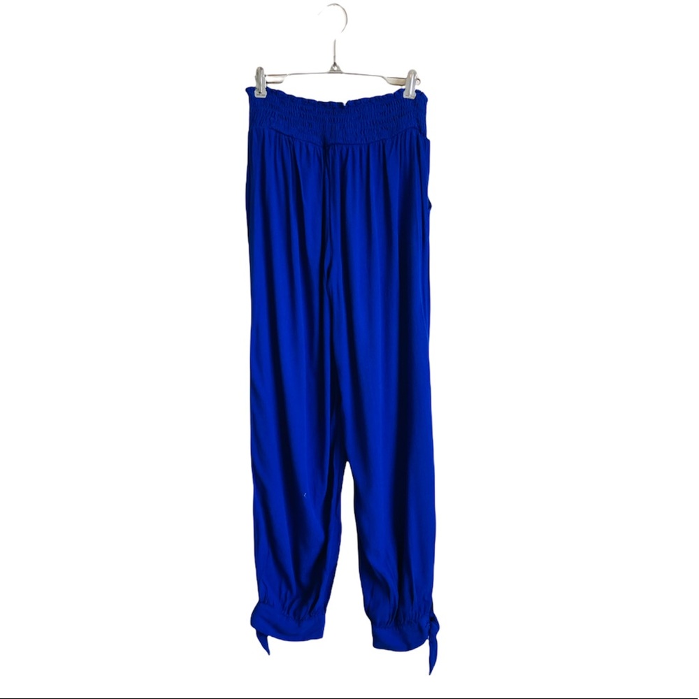 The Jetset Diaries dancing in the moonlight cobalt blue pants small - Picture 4 of 5